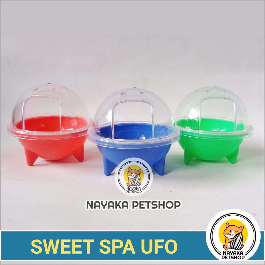 Sweet Spa Ufo Tempat Mandi Pasir Wangi Hamster