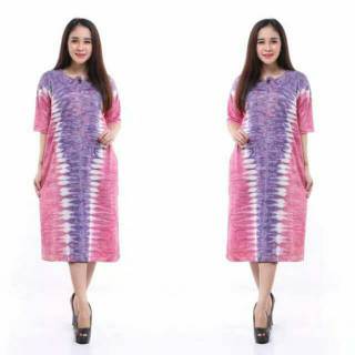 DASTER KAOS  BATIK  Motif ABSTRAK model TALI jumputan  