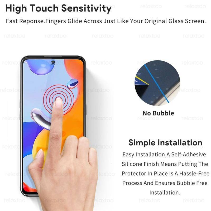 Pelindung Layar Tempered glass 9h Untuk Xiaomi Redmi Note 11 Pro 4G 5G not 11T 11S 11X 4G 5G 2022