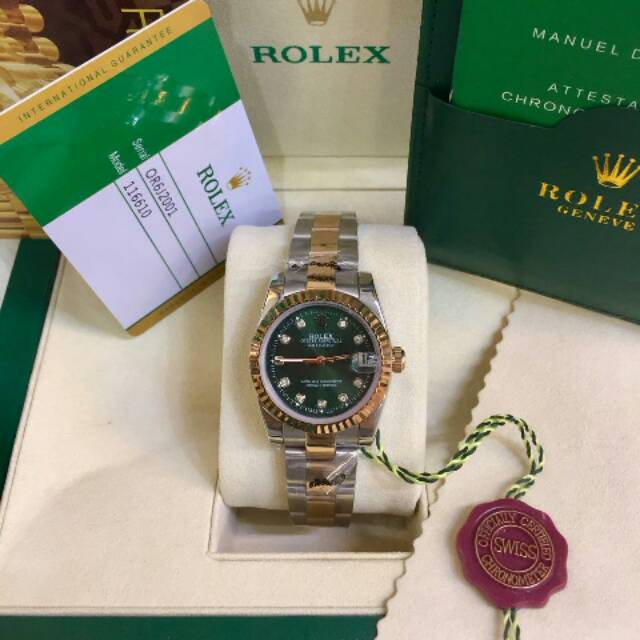 Jam tangan wanita ROLEX DATEJUST AUTOMATIC PREMIUM
