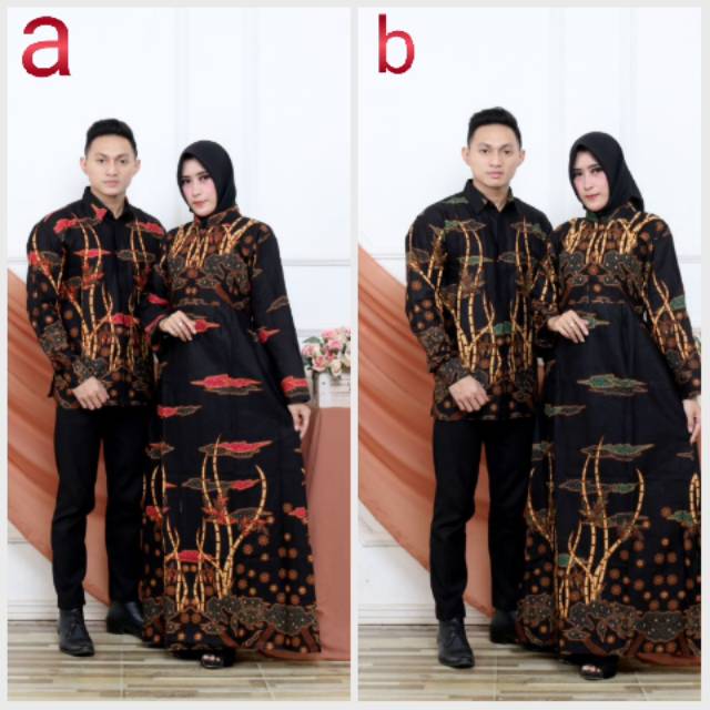 GROSIR BATIK COUPLE GAMIS KEMEJA