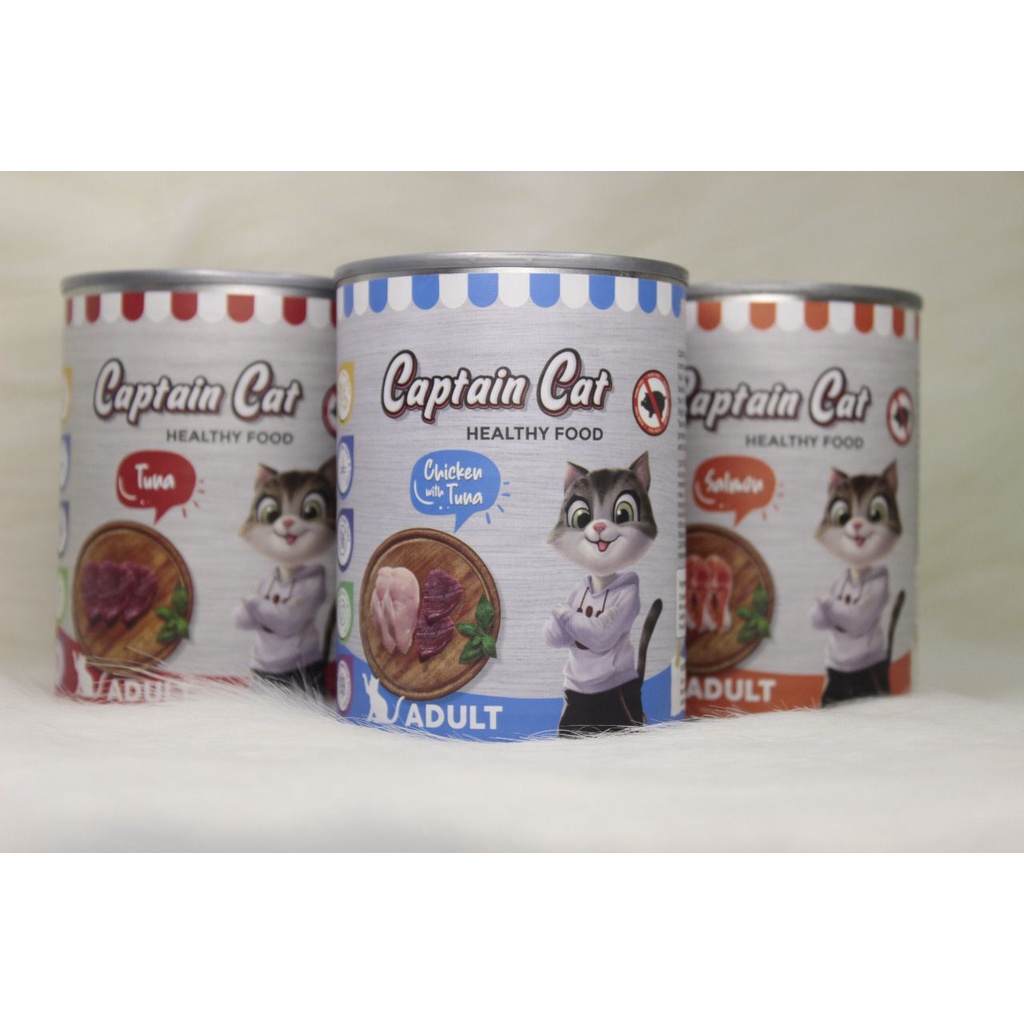 CAPTAIN KALENG ADULT ALL VAR 400GR / WET FOOD KUCING