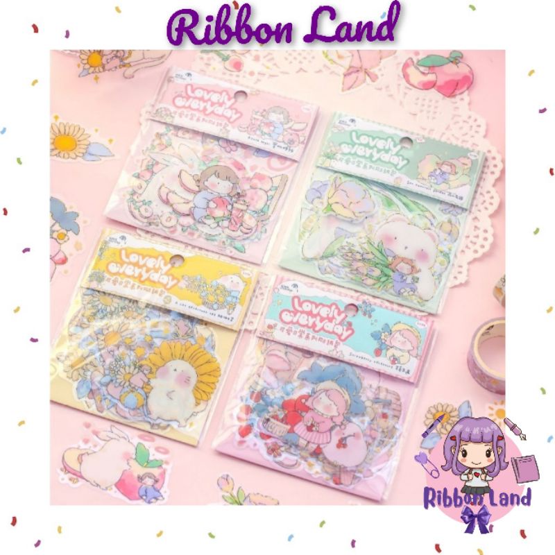 

( 30 pcs ) Stiker Dekorasi Mr paper Lovely Everyday