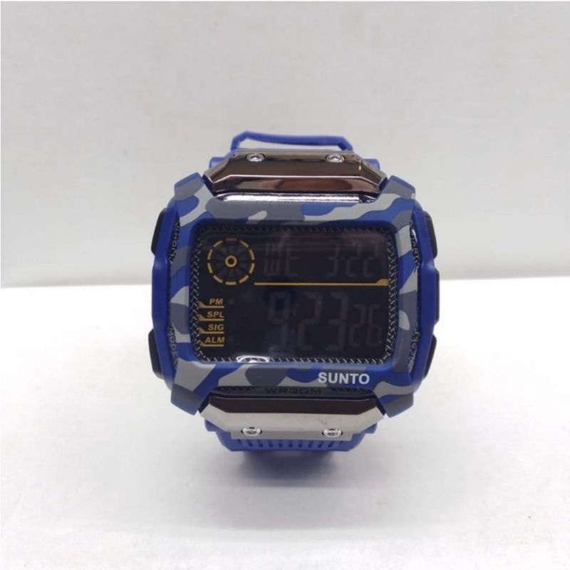 Jam Tangan Suunto Outdoor Jam Tangan Army Loreng Suunto Digital Pria Terlaris