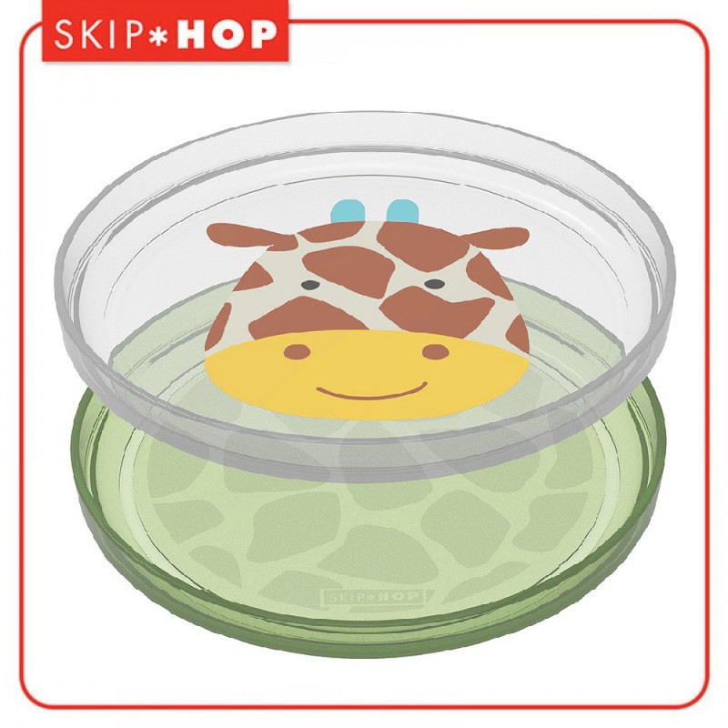 Skip Hop Smart Serve 2 Pack Plates Piring Makan Anak - Giraffe