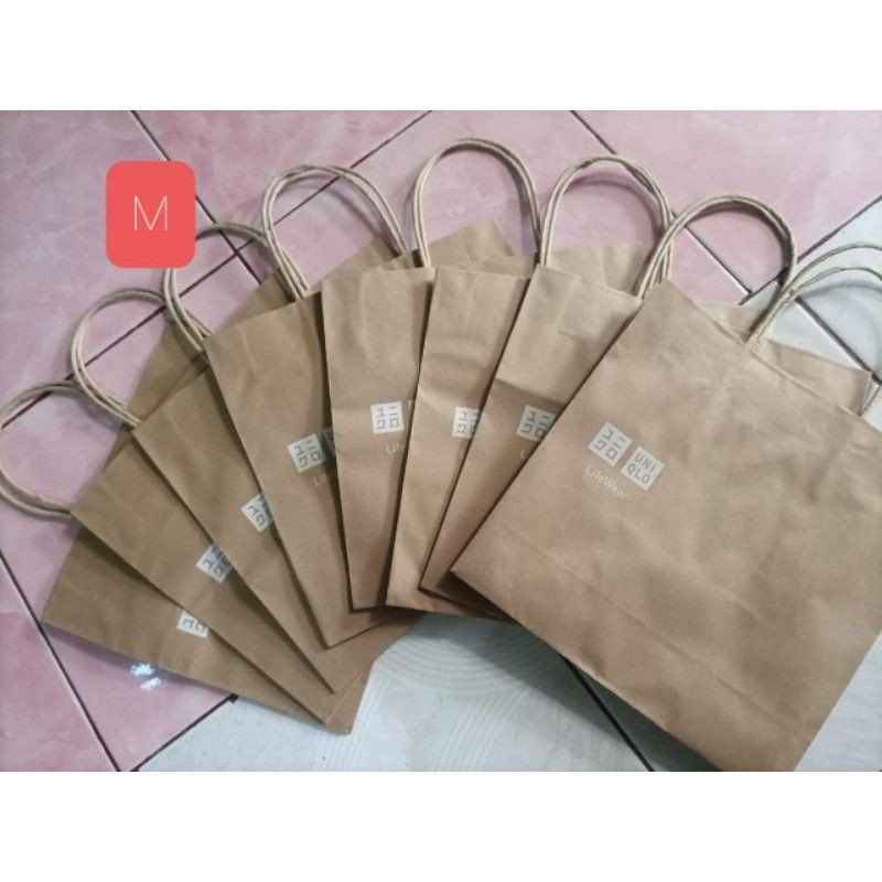 paper bag uniqlo original