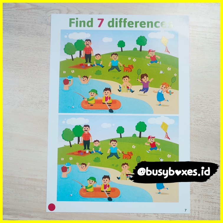 [busyboxes.id] Mainan Edukasi Wipe And Clean mencari obyek montessori i spy seri  aktivitas anak seri farm kebun