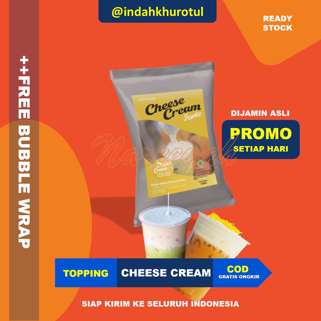 

Frezzo Powder Topping Minuman Premium Cheese Cream 1 Kg
