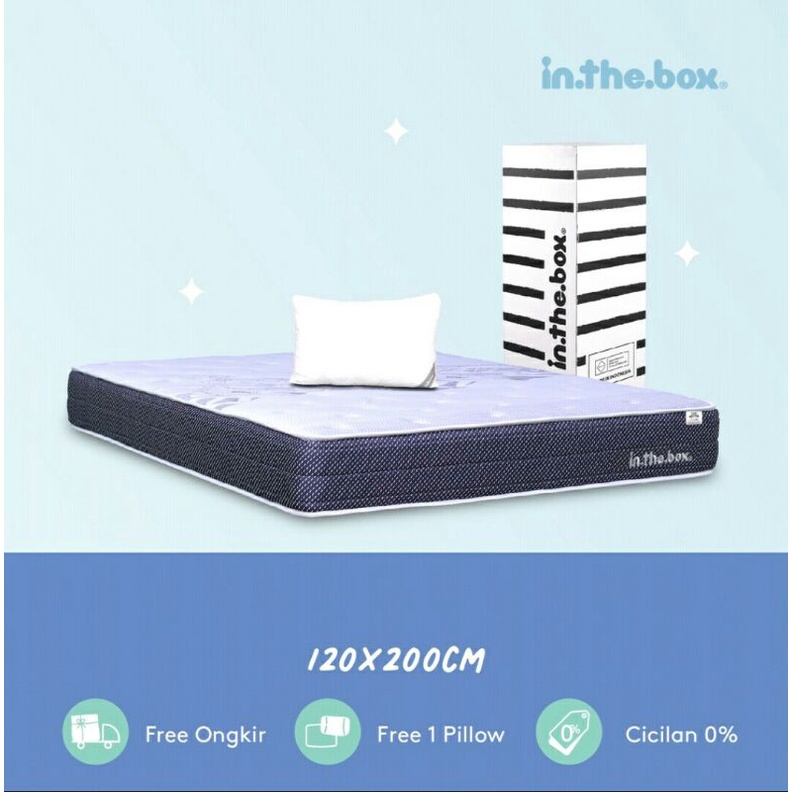 Kasur Spring Bed In The Box Space Jam Motif Kartun Ukuran 120 x 200 cm (Full)