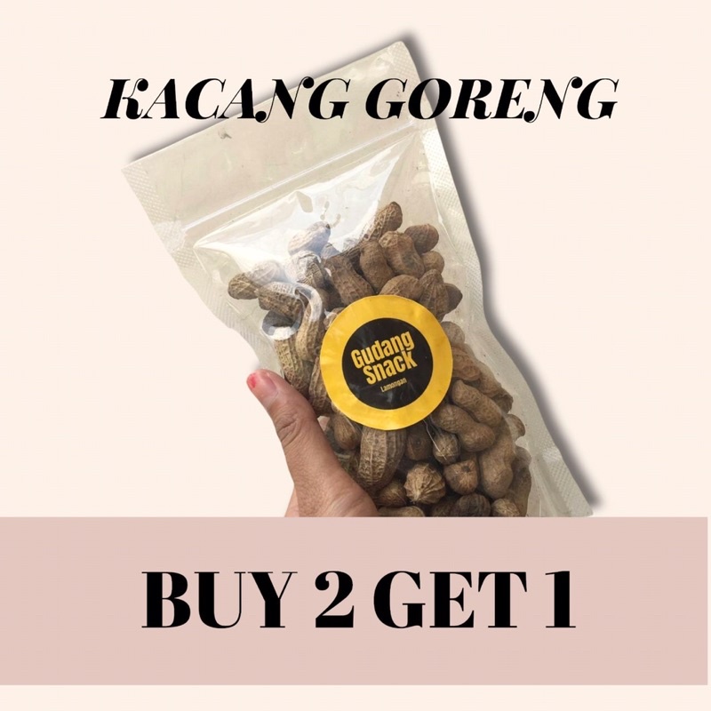 

KACANG GORENG/KACANGMURAH/CAMILANMURAH/BUY 2 GET 1