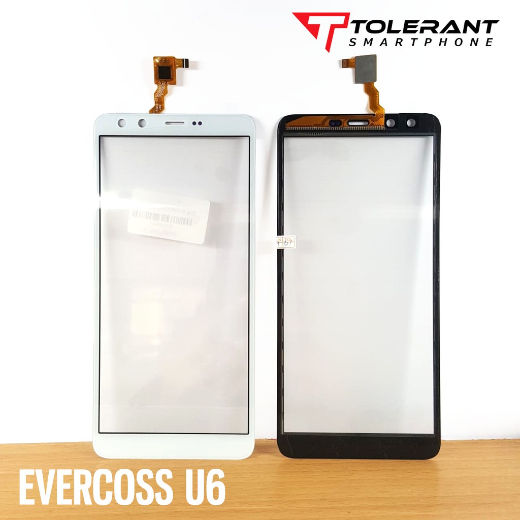 TOUCHSCREEN TC TS LAYAR SENTUH KACA DEPAN EVERCOSS U6