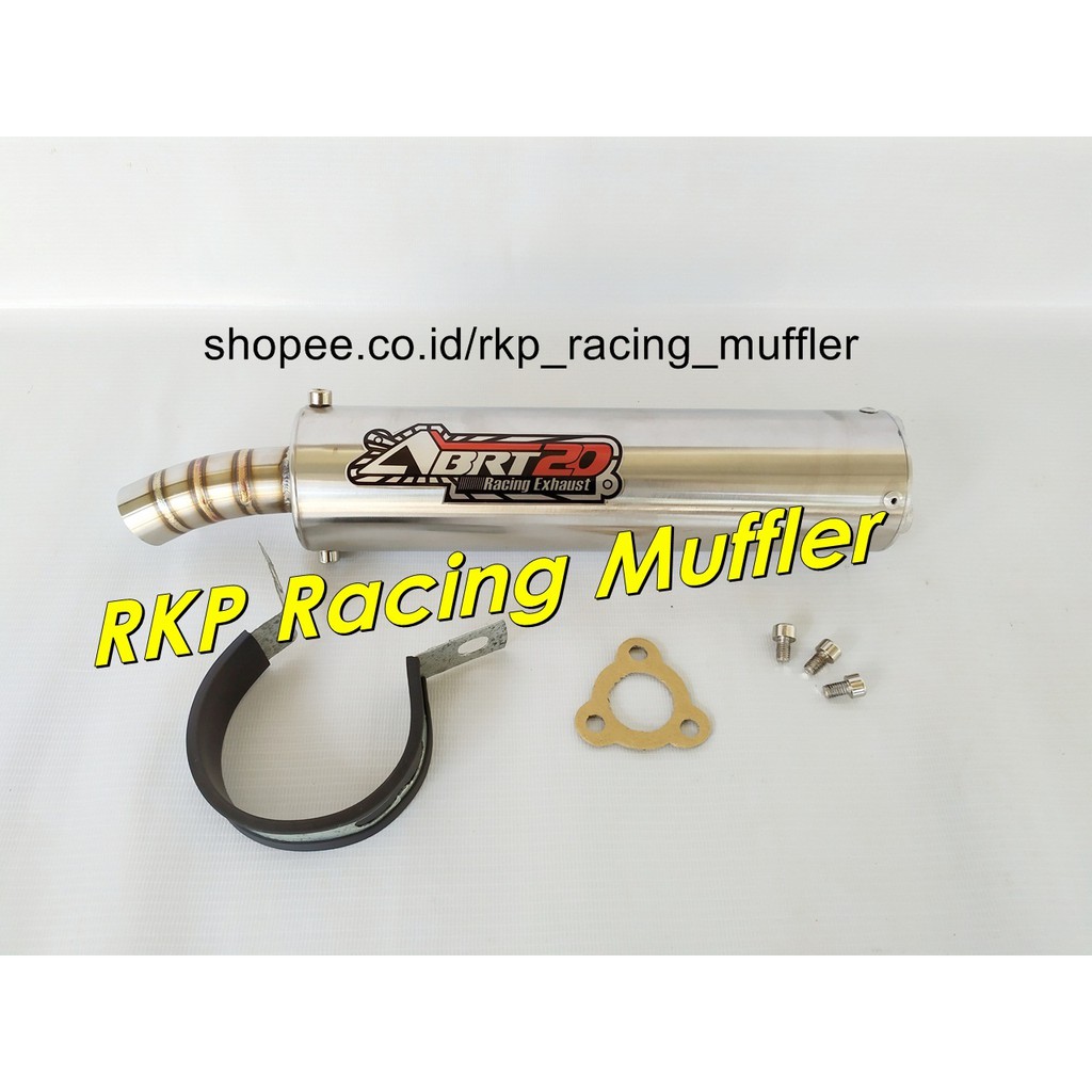 Knalpot RX King RX-King RX Special Spesial kolong ABRT 20 repsol Stainless steel kenalpot racing-2
