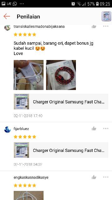 Charger Casan Samsung Fast Charging 15W Output 2A tipe Note 4 Note 5 S6 Edge S7 Edge dll Original
