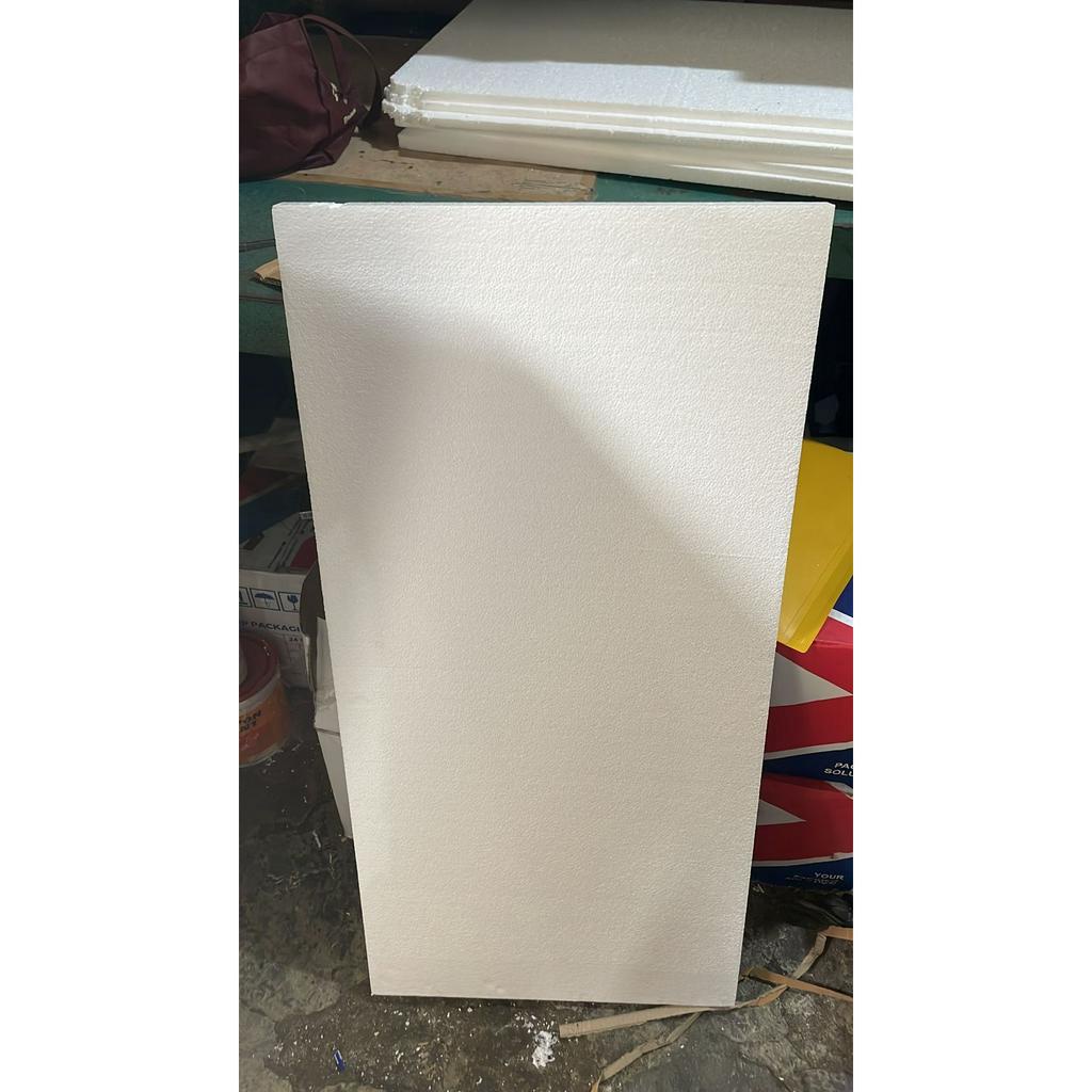 Styrofoam Lembaran 100 X 50 X 5Cm - Styrofoam Dekorasi - Sterofoam Lembaran - Lembaran Dekorasi