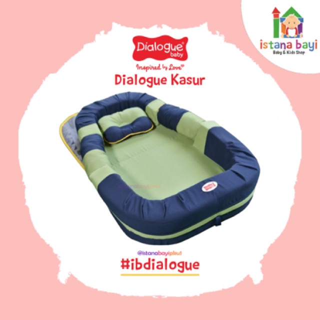 Dialogue Baby Kasur Bayi Lipat + Kelambu Deer Series DGK9111