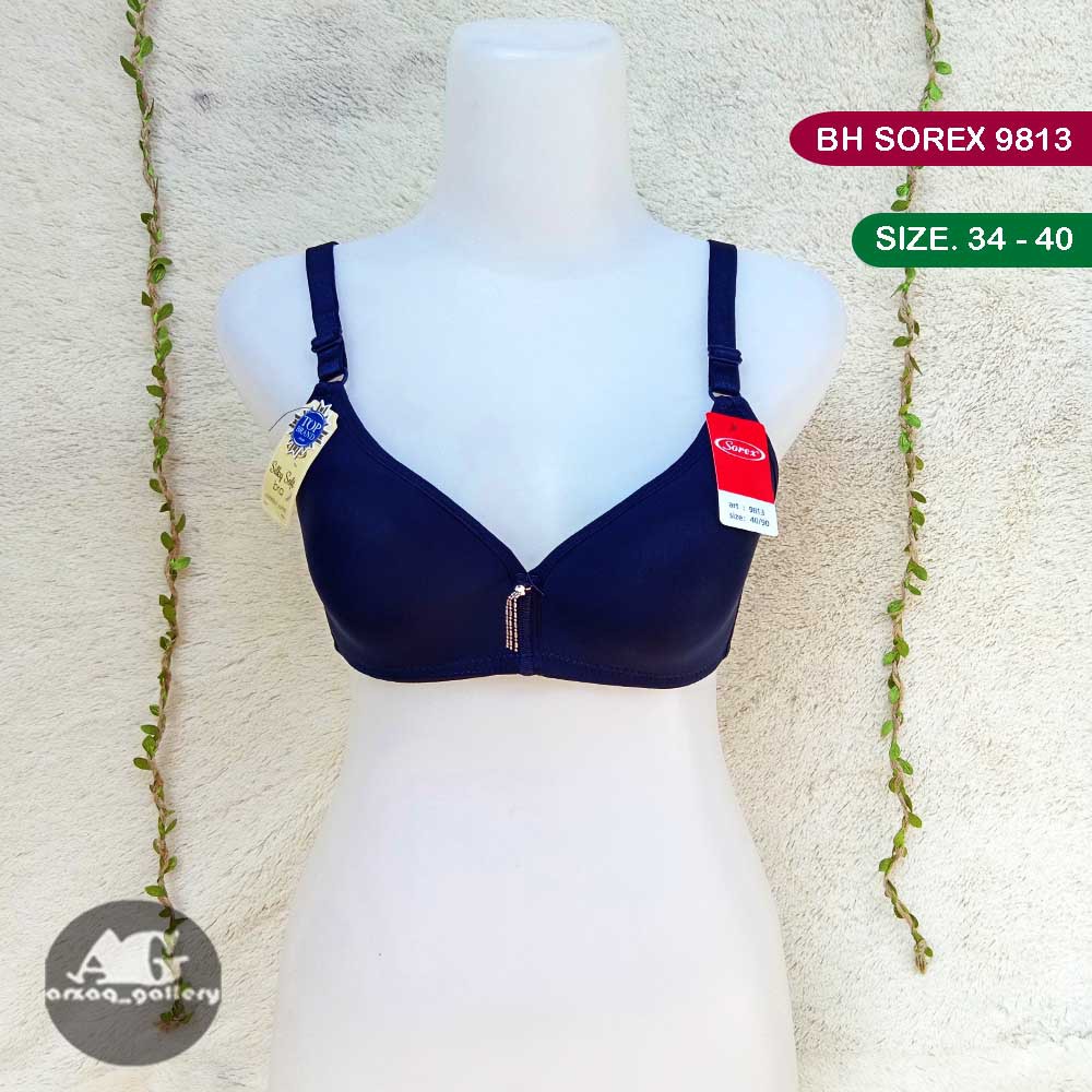 Bra Sorex 9813 Cup Besar [ Setara Cup B-C ] Premium Silky Soft Tanpa Kawat 9813