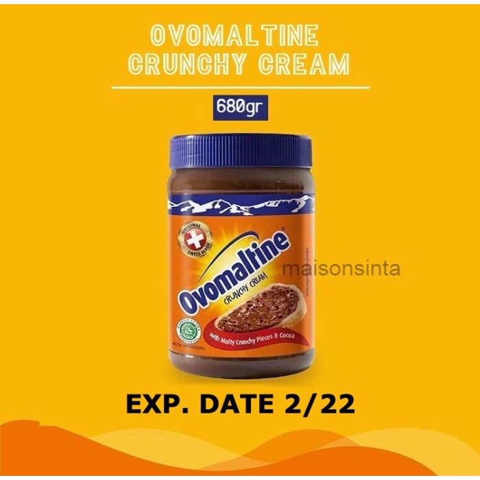 

SELAI- OVOMALTINE CRUNCHY CREAM SELAI OVOMALTINE 680GR - PACKING STD -SELAI.