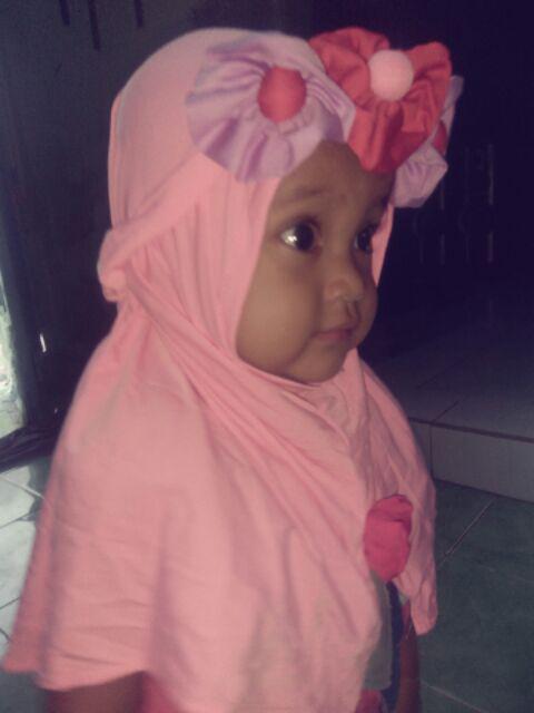 Hijab Bayi Lucu/ Jilbabtopi Batik Zahra