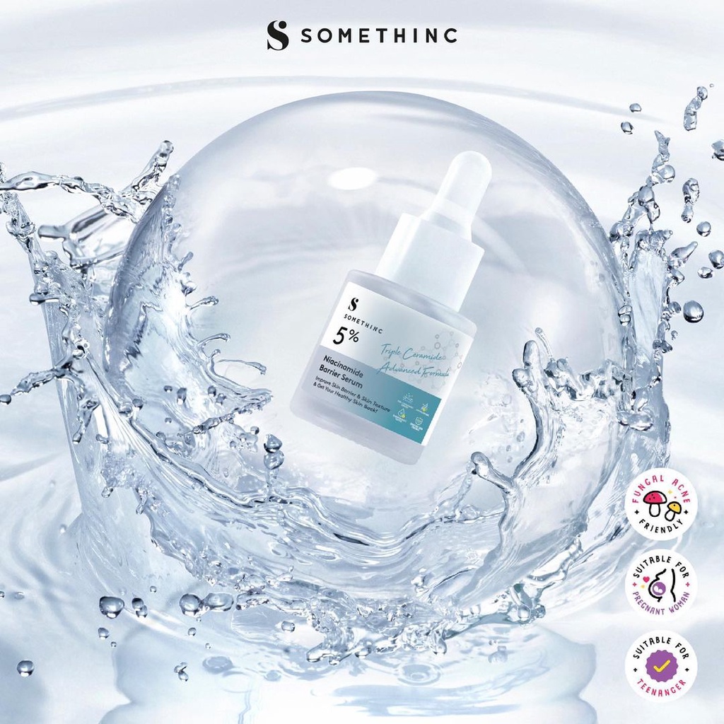 [FREE POUCH] SOMETHINC 5% BARRIER NIACINAMIDE + MOISTURE SABI BEET SERUM 20 ML 40 ML ORIGINAL