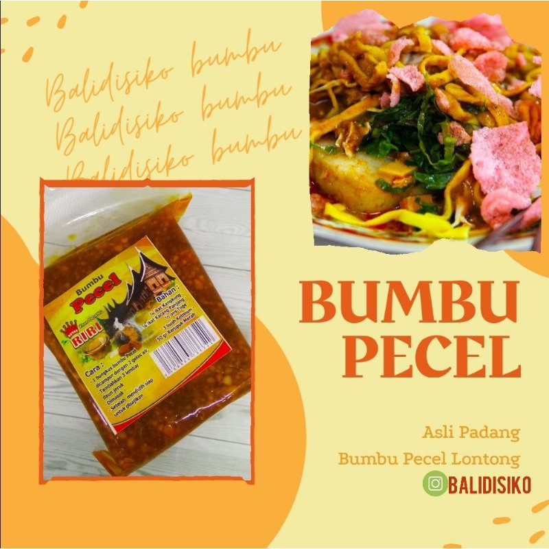 

Bumbu Pecel Riri Asli Padang 250 gr