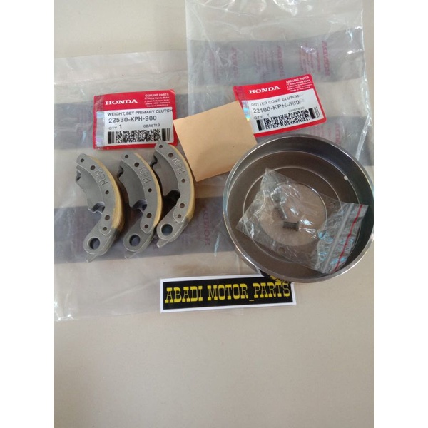 MANGKOK GANDA+KAPAS GANDA SUPRA X 125 LAMA/SUPRA X 125 BATMAN/KARISMA/KPH