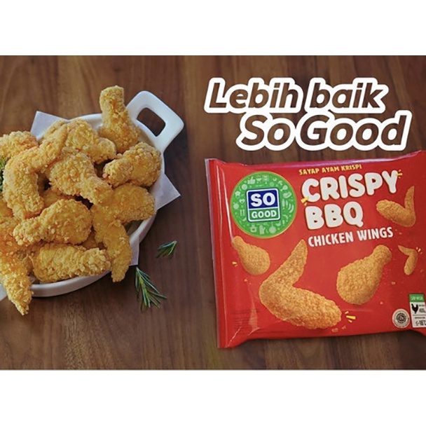 

So Good Crispy BBQ Chicken Wings 400gr