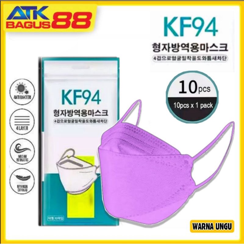 10/pcs masker kf 94 warna