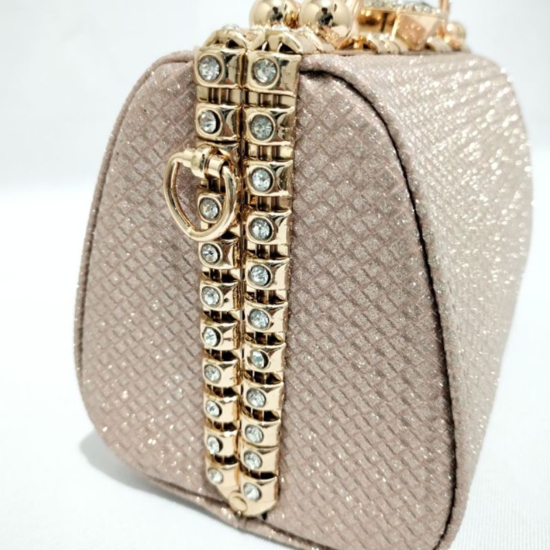 Clutch Pesta Farnell  Diamond Tas Kondangan Mewah Cantik 21304 Baru!