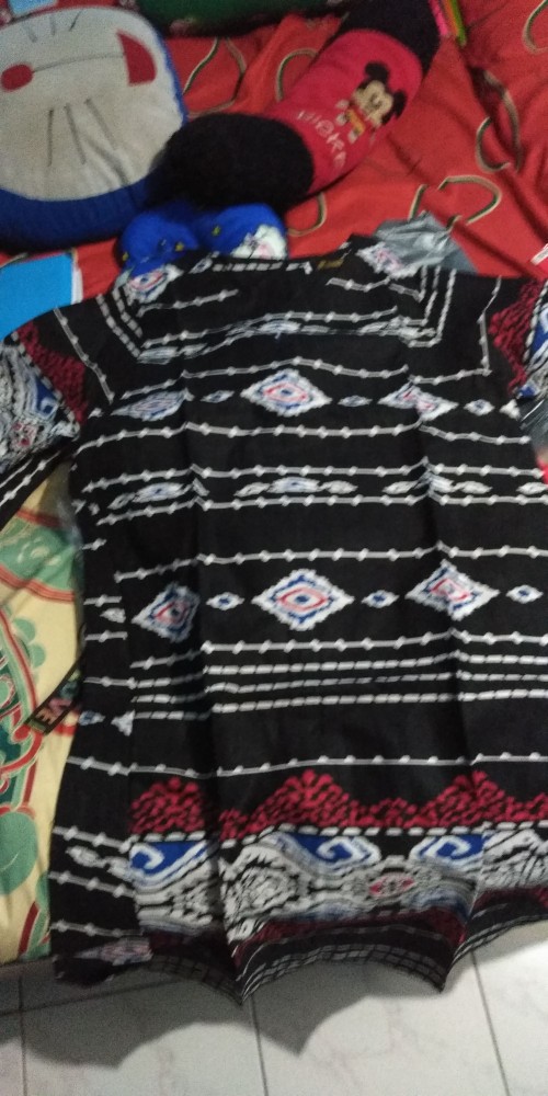 Tunik Sasilia Songket Batik Midi Tunik Kerja Kondangan Pesta Seragaman Muslim Kantor