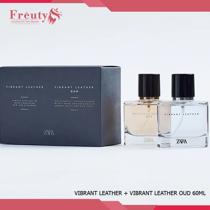 Zara Vibrant Leather + Vibrant Leather Oud 60 ML