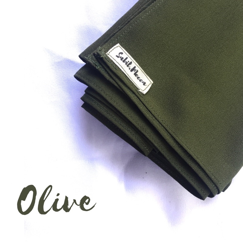 HIJAB SEGI 4 SYARI 130X130 DIAMOND-Olive