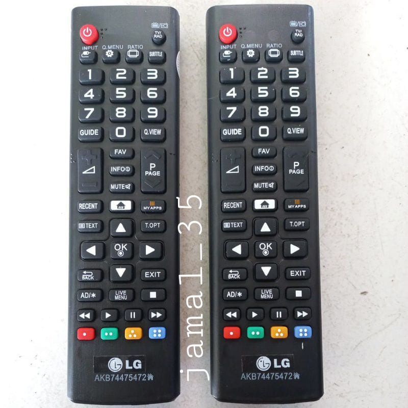 REMOTE REMOT TV LG LCD LED SMART TV AKB74475472 ORIGINAL PABRIK/KW