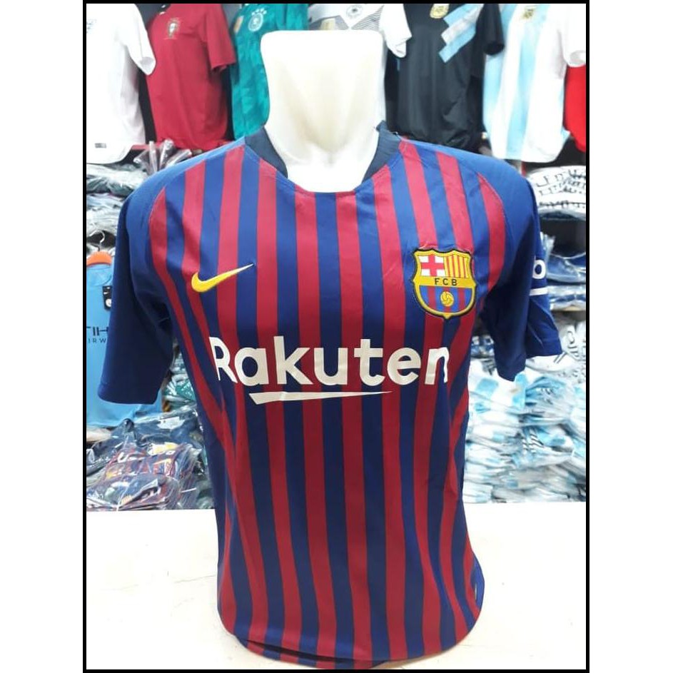 DISKON JERSEY BARCA HOME BARU NEW 2018/2019 GRADE ORI - BARCA HOME, S 