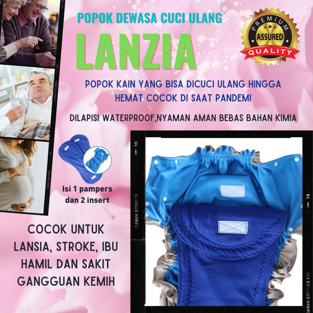 POPOK DEWASA / LANSIA /POPOK CUCI ULANG CLODI DEWASA Lansia Ibu Hamil Stroke Cuci Ulang Lanzia