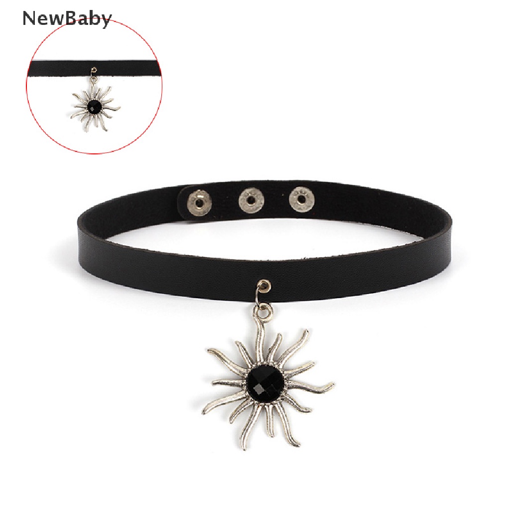 Kalung Choker Bahan Kulit PU Gaya Punk Gothic