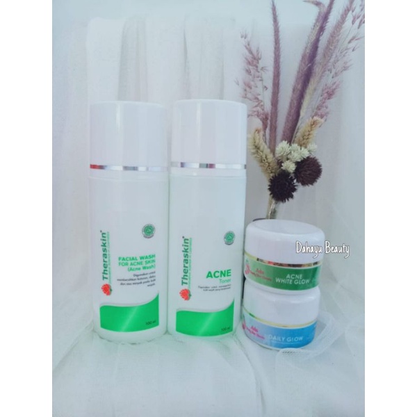 PAKET ACNE WHITE GLOW SUPER BPOM