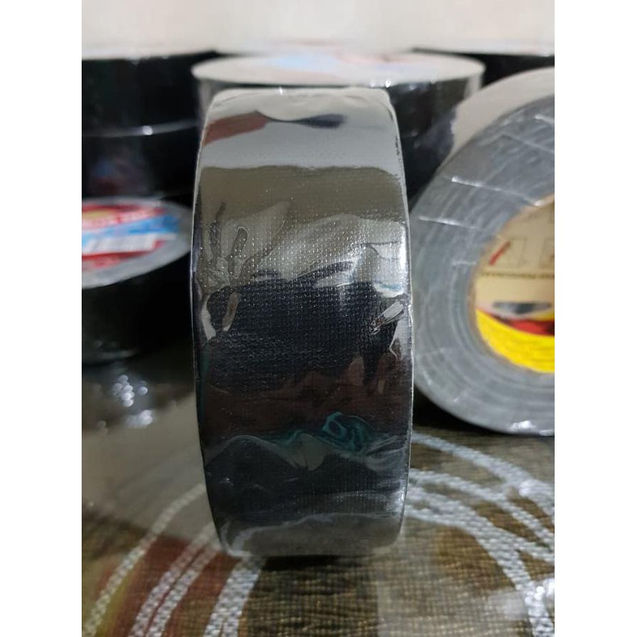 

HOT SALE|BEST SALLER CLOTH TAPE/LAKBAN KAIN WARNA HITAM TACHIMITA BERKUALITAS 2 INCH 40 M
