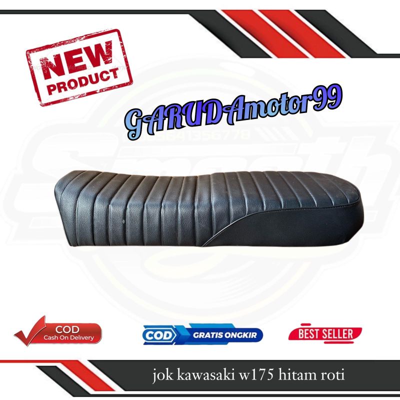 jok motor japstyle panjang model W 175 pnp TIGER MP THUNDER SCORPUO BYSON VIXION