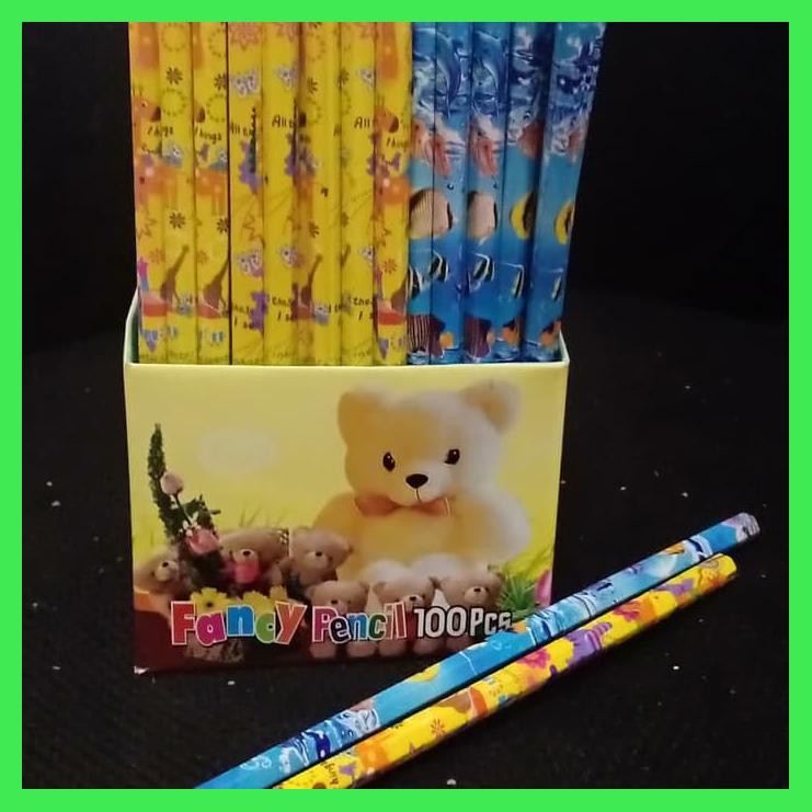 

PENSIL KAYU 2B FANCY PENCIL ISI 100PC