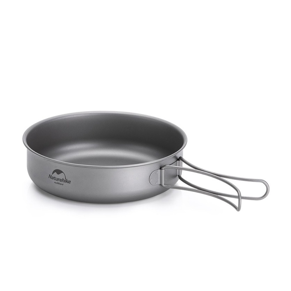 Wajan Titanium Naturehike NH18T010-A NH18T020-B UL Nesting Frying Pan