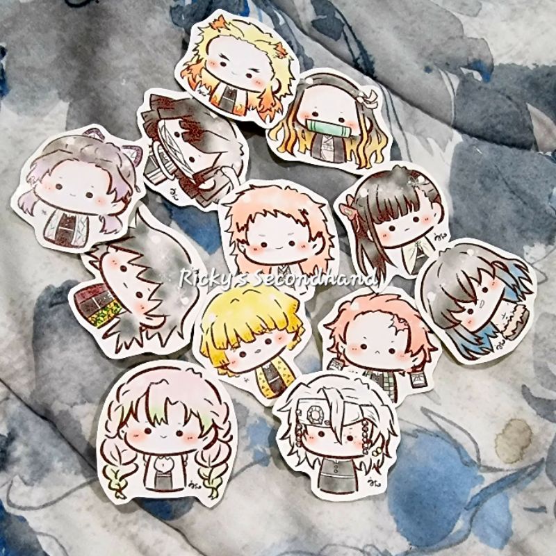 

Sticker Demon Slayer Waterproof Anti Air anime stiker lucu Kimetsu no Yaiba KNY