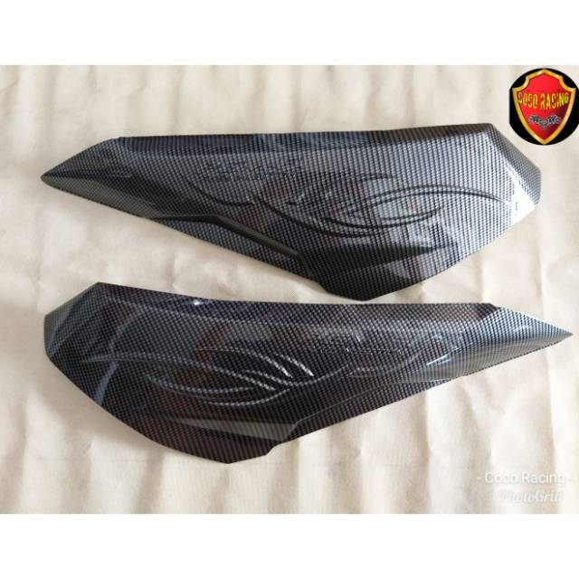 Garnish cover body samping vario new karbon nemo vario 125 atau vario 150