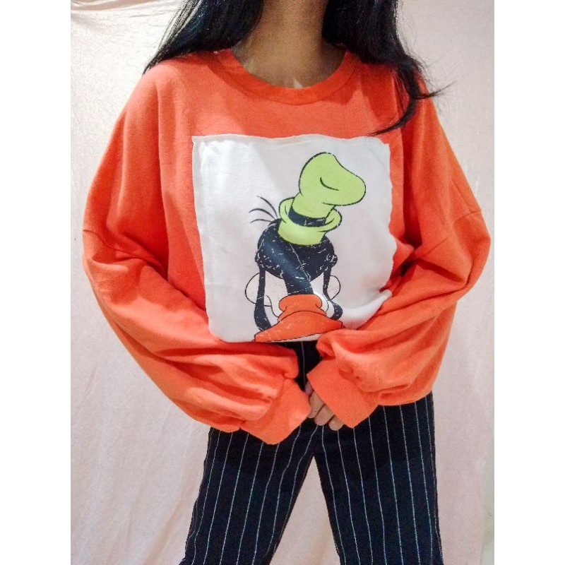 Sweater Crewneck Disney Goofy Big Size