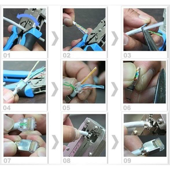 Crimping Tool Cat 6 - Cat6 HT 2810R - Tang Crimping Tool Cat 6