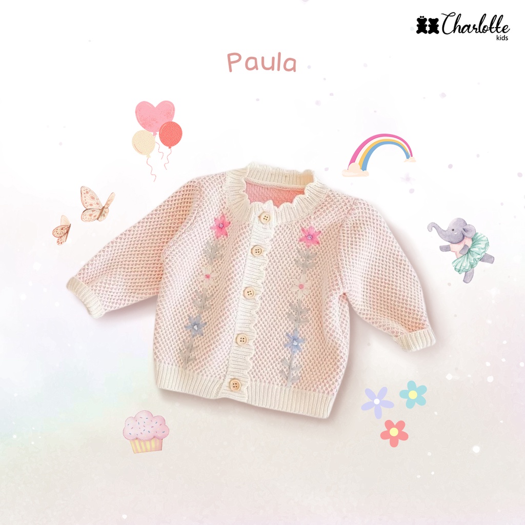 Charlotte Kids - Paula - Jaket anak perempuan / Baju hangat coat bayi / Jaket coat bayi anak perempu