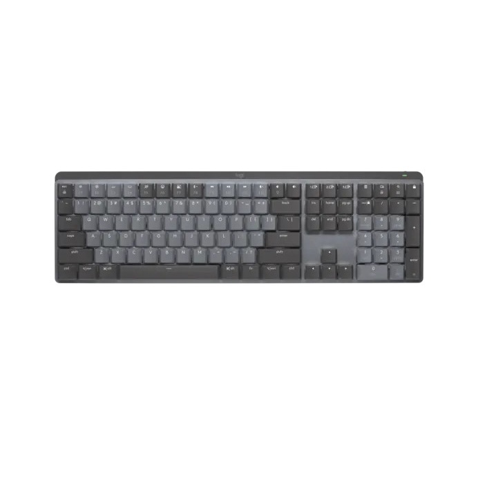 Logitech MX Mechanical Keyboard - Ngetik Nyaman dengan Switch Mekanis Tactile, Clicky, dan Linear