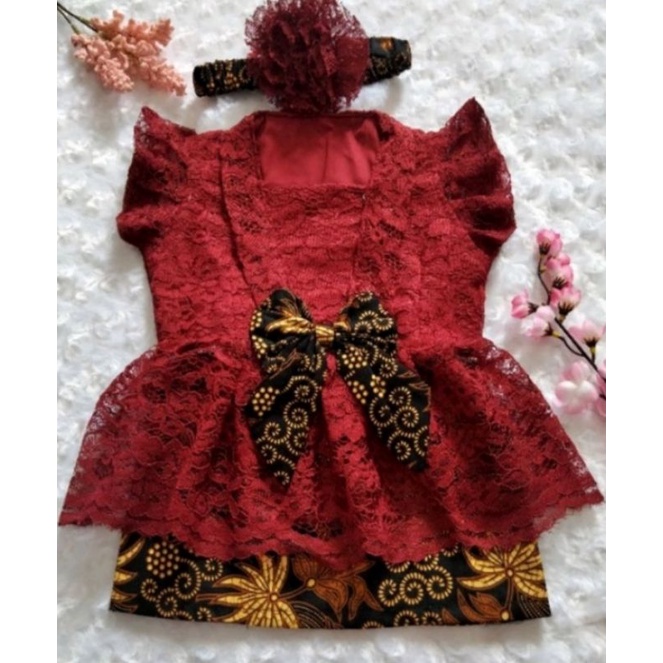 KEBAYA ANAK PEREMPUAN // BAJU ADAT JAWA // KEBAYA BROKAT