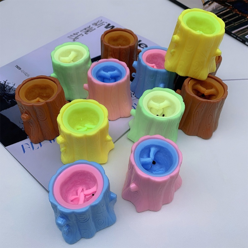 Mary Squeeze Squirrel Cup Vent Decompression Toys Pegangan Tangan Mainan Anti Kecemasan