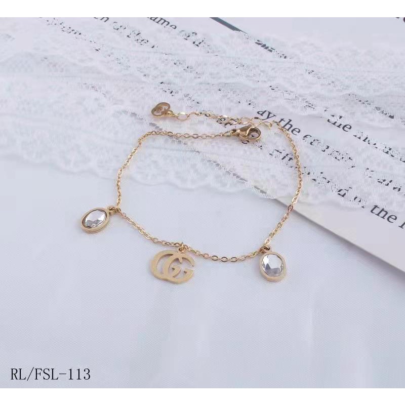 Gelang Titanium Permata Perhiasan Fashion 2826,113