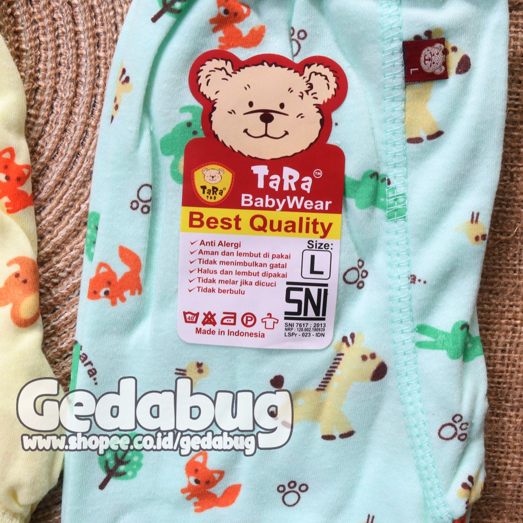 3 Pcs - Celana Panjang TARA Warna | Celana Bayi &amp; Anak motif Random | Gedabug